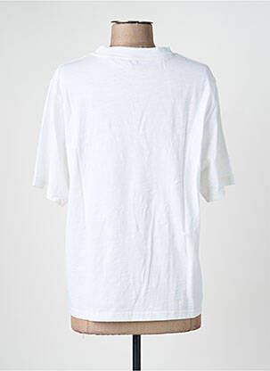 T-shirt sérigraphie manches courtes blanc ROSE GARDEN femme