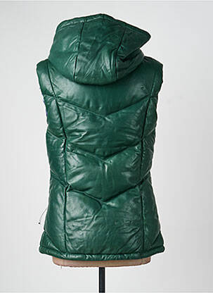 Doudoune poches a capuche vert ROSE GARDEN femme