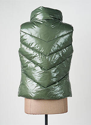 Doudoune poches sans capuche vert ROSE GARDEN femme