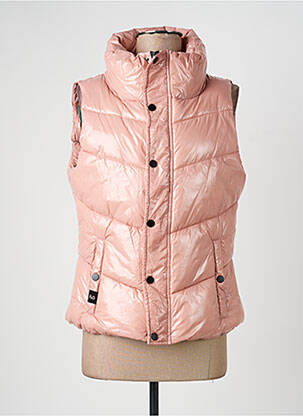 Doudoune poches sans capuche rose ROSE GARDEN femme
