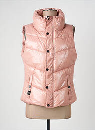 Doudoune poches sans capuche rose ROSE GARDEN femme