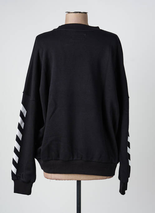 Sweat-shirt stretch manches longues noir ROSE GARDEN femme