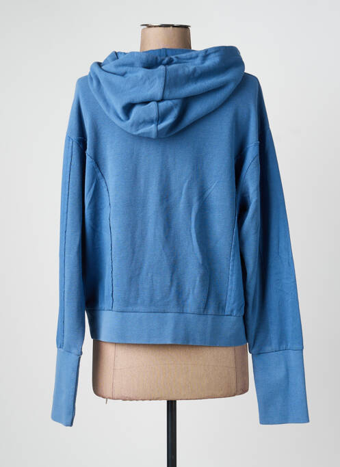 Veste casual col rond bleu ROSE GARDEN femme
