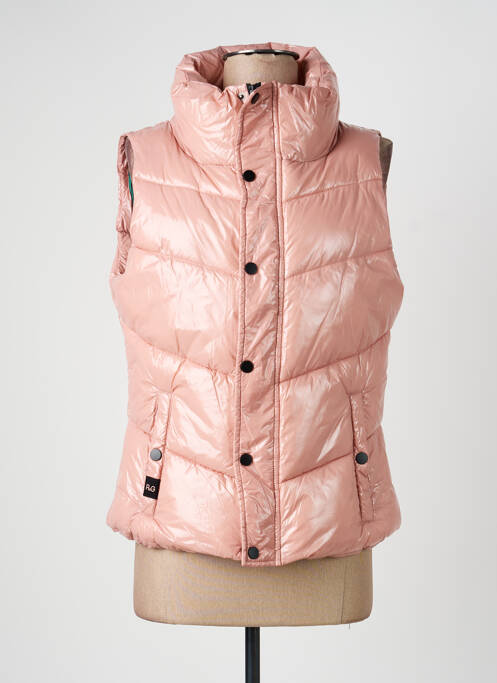 Doudoune poches sans capuche rose ROSE GARDEN femme