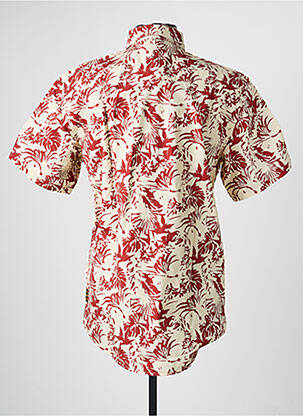 Chemise manches courtes imprimé fantaisie beige DAYTONA homme