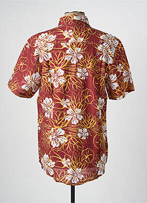 Chemise manches courtes coupe droite marron DAYTONA homme