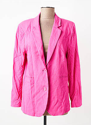 Veste casual col tailleur rose LPB femme