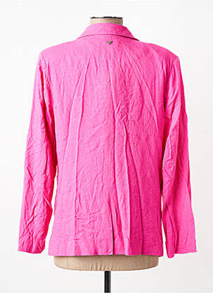 Veste casual col tailleur rose LPB femme