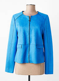Veste casual col rond bleu STREET ONE femme