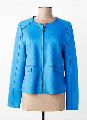Veste casual col rond bleu STREET ONE femme