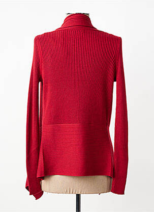 Gilet manches longues coupe cintrée rouge ESPRIT femme