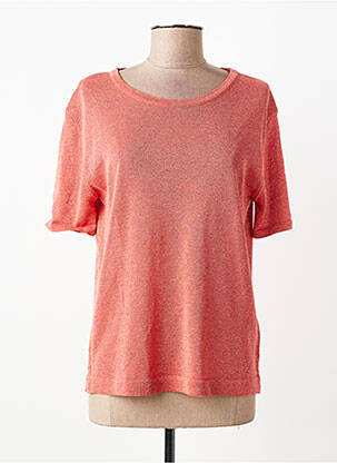 T-shirt coupe droite manches courtes orange LOLA ESPELETA femme