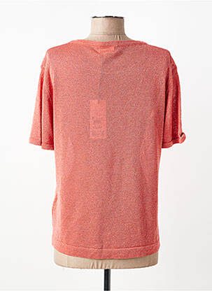 T-shirt coupe droite manches courtes orange LOLA ESPELETA femme