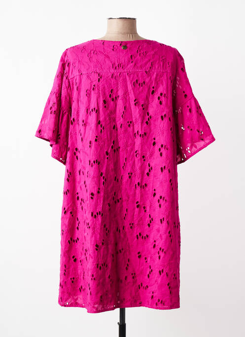 Robe courte manches courtes manches courtes rose LOLA ESPELETA femme