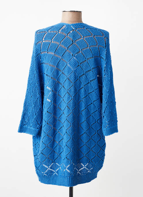 Gilet manches longues manches 3/4 bleu LOLA ESPELETA femme