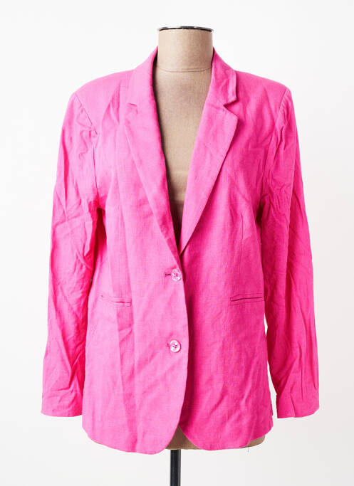 Veste casual col tailleur rose LPB femme