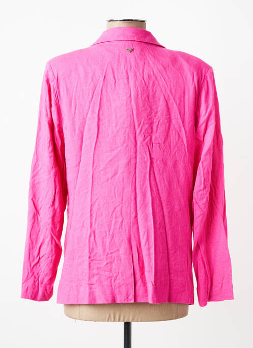 Veste casual col tailleur rose LPB femme
