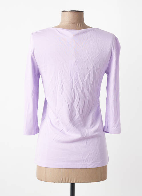 T-shirt coupe cintrée manches 3/4 violet STREET ONE femme
