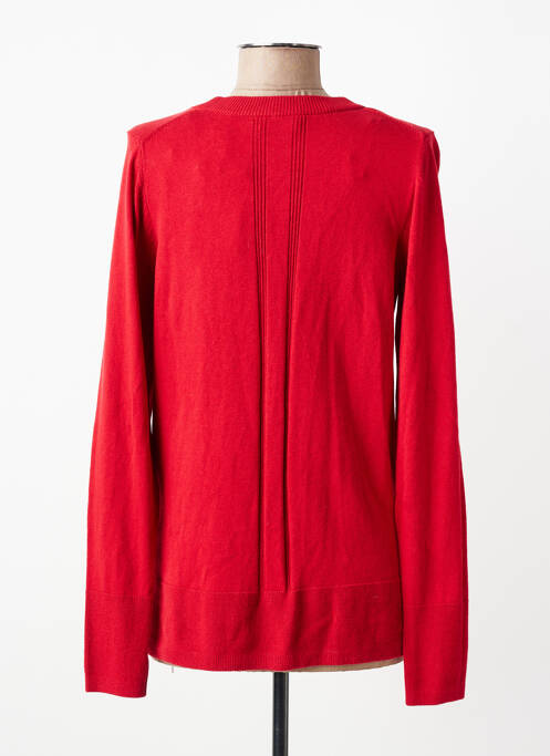 Gilet manches longues coupe cintrée rouge ESPRIT femme