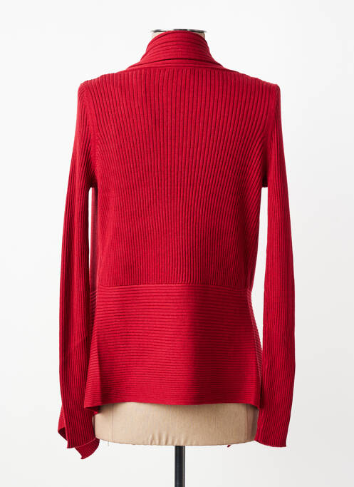 Gilet manches longues coupe cintrée rouge ESPRIT femme