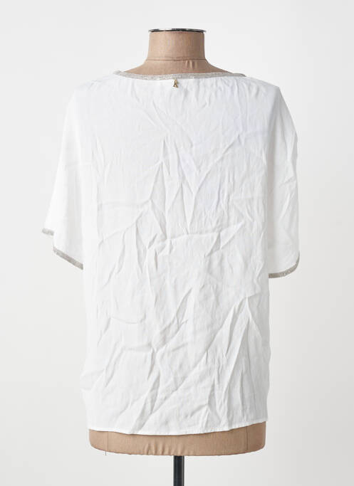 Top manches courtes manches courtes blanc KOCCA femme