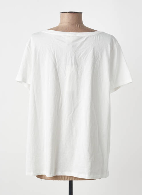 T-shirt sérigraphie floquée manches courtes blanc LOLA ESPELETA femme