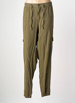 Pantalon cargo coupe droite vert ESPRIT femme