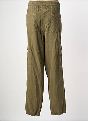 Pantalon cargo coupe droite vert ESPRIT femme