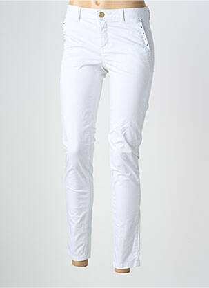 Pantalon slim poches blanc LOLA ESPELETA femme