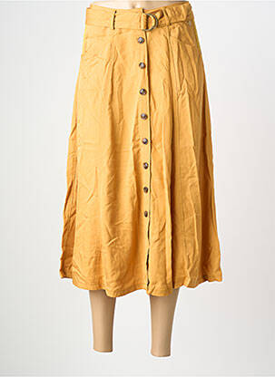 Jupe longue coupe évasée jaune LOLA ESPELETA femme