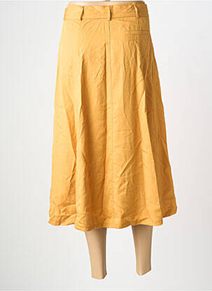 Jupe longue coupe évasée jaune LOLA ESPELETA femme