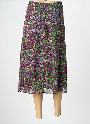 Jupe longue imprimé fantaisie violet ESPRIT femme