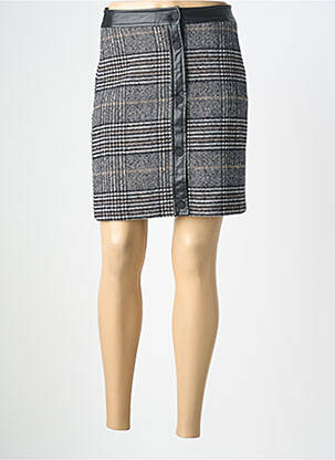 Jupe courte coupe droite noir ESPRIT femme