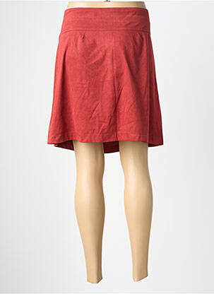 Jupe courte coupe droite orange MOLLY BRACKEN femme