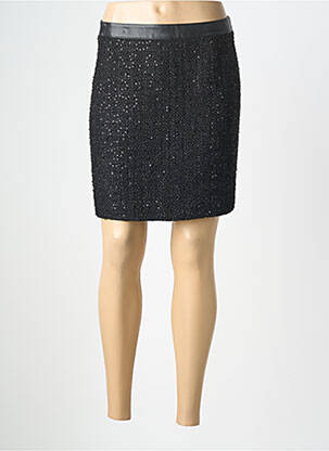 Jupe courte coupe droite noir ESPRIT femme