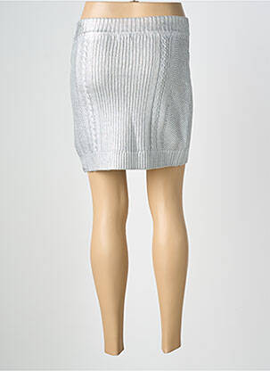 Jupe courte coupe droite gris ESPRIT femme