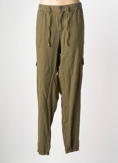 Pantalon cargo coupe droite vert ESPRIT femme