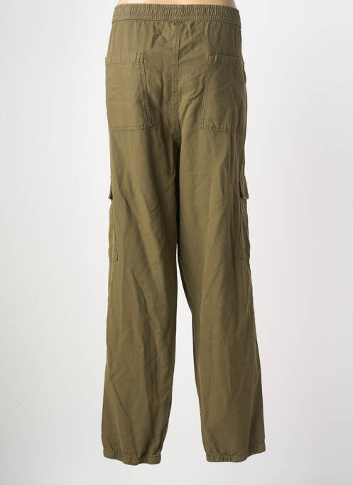 Pantalon cargo coupe droite vert ESPRIT femme