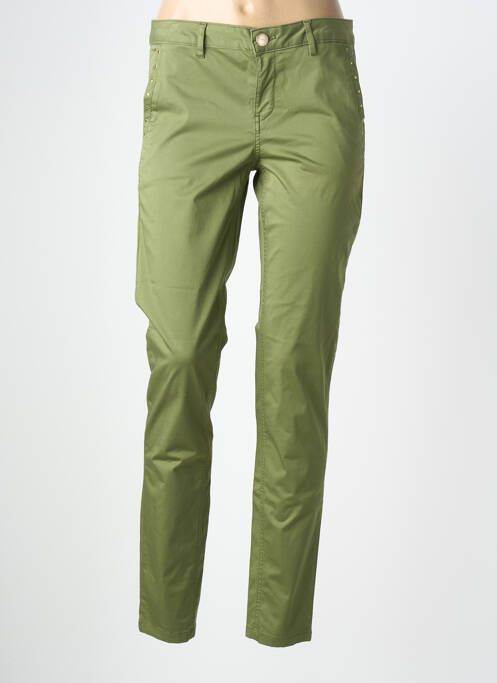 Pantalon slim poches vert LOLA ESPELETA femme