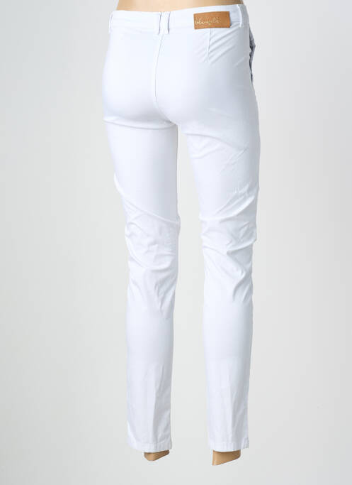 Pantalon slim poches blanc LOLA ESPELETA femme