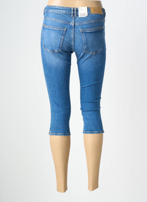 Corsaire tissage denim bleu EDC femme