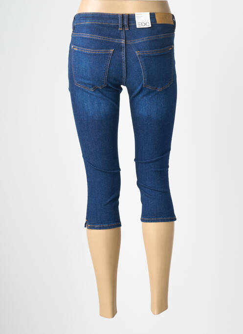 Corsaire tissage denim bleu EDC femme