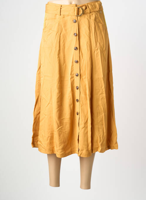 Jupe longue coupe évasée jaune LOLA ESPELETA femme