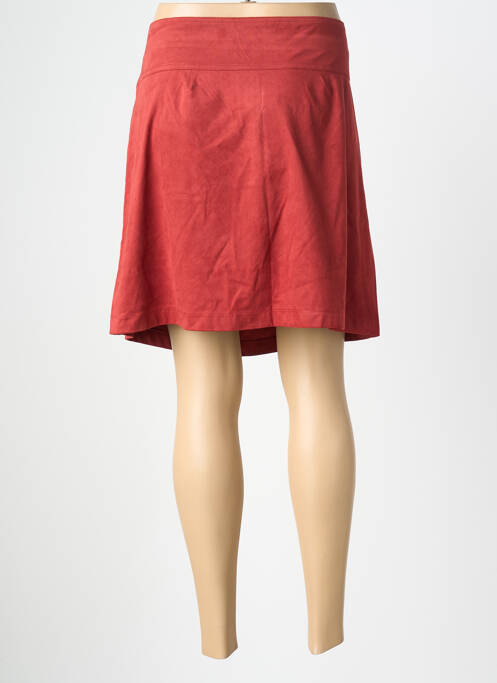 Jupe courte coupe droite orange MOLLY BRACKEN femme