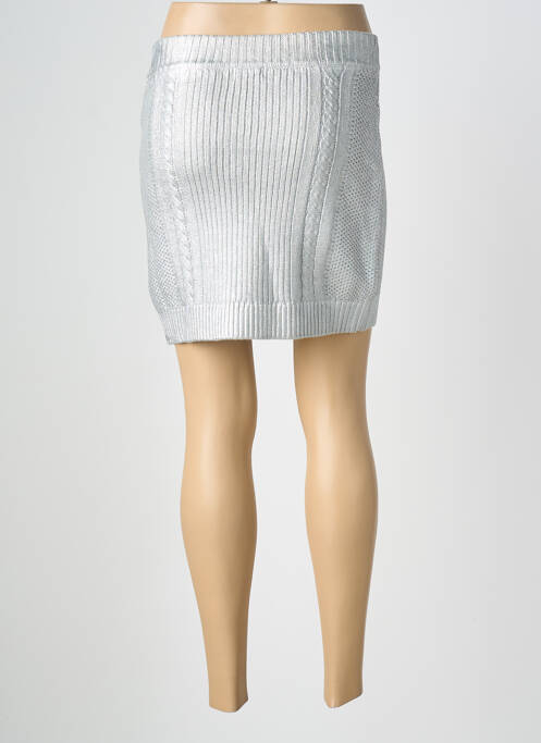 Jupe courte coupe droite gris ESPRIT femme