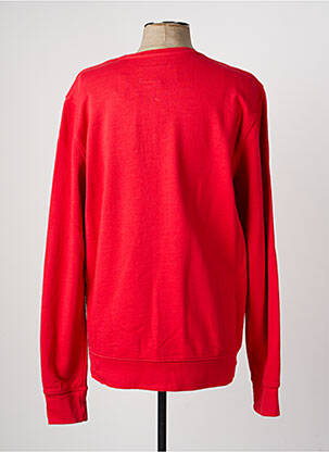 Sweat-shirt stretch manches longues rouge DAYTONA homme