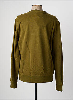 Sweat-shirt stretch manches longues vert DAYTONA homme