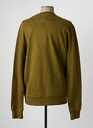 Sweat-shirt stretch manches longues vert DAYTONA homme
