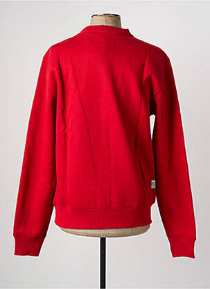 Sweat-shirt stretch manches longues rouge DAYTONA homme