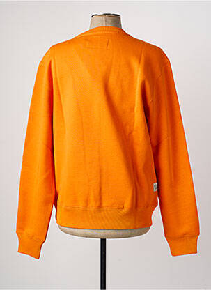 Sweat-shirt stretch manches longues orange DAYTONA homme